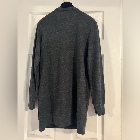 Cute Sundry Sweatshirt dress with pockets size 1 small  of Charcoal Gray EUC - Picture 3 of 6